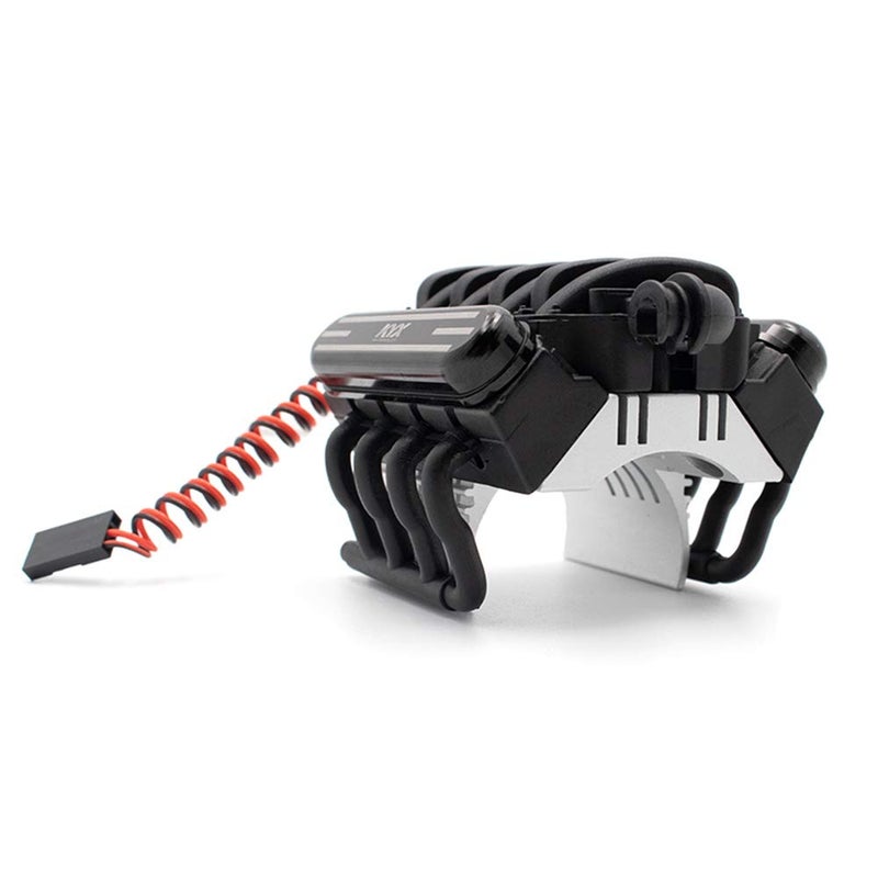 KYX Racing Alloy V8 Engine Motor Heatsinks & Cooling Fan for RC Crawler Car Axial SCX10 II 90046 Wraith D90 Traxxas TRX4 540/550 Motor Accessories - Image 4